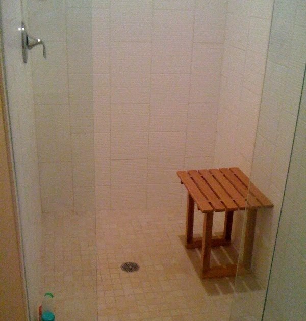 Wood Work Mann Teak Shower Stool