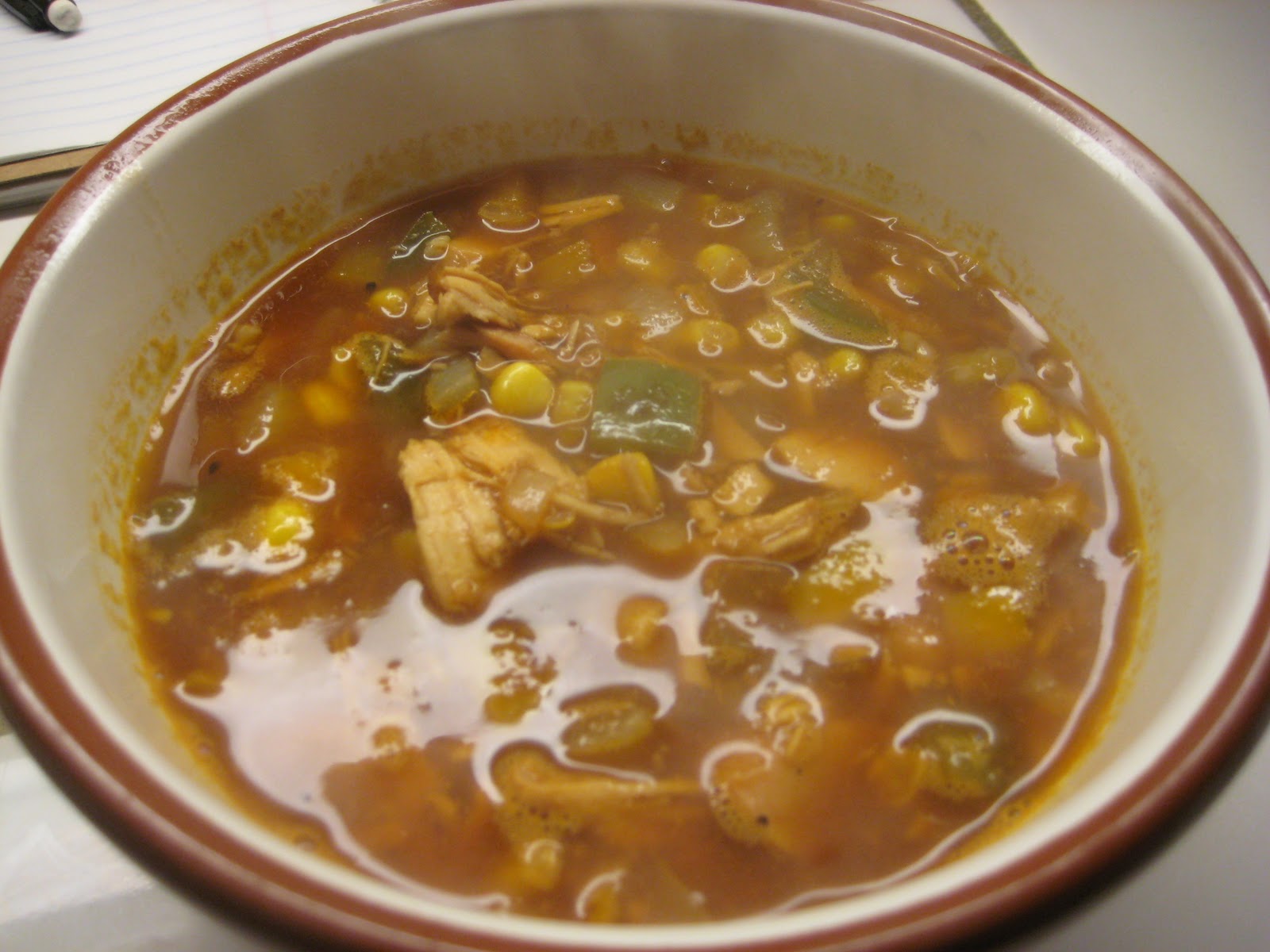 BBQ Chicken Soup Crazy for Crust