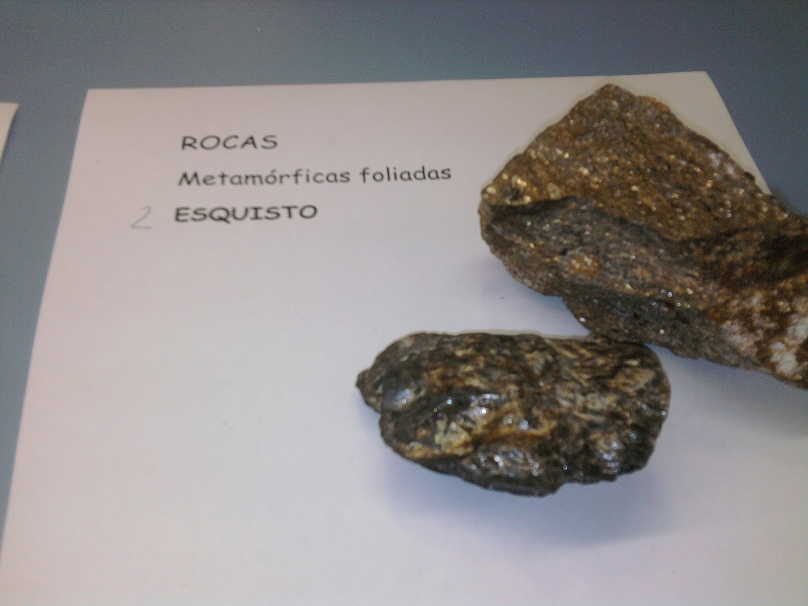 Geología Esquisto