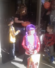 trick or treating downtown