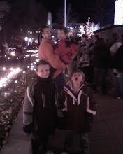 us at the salt lake city temple seeing the lights