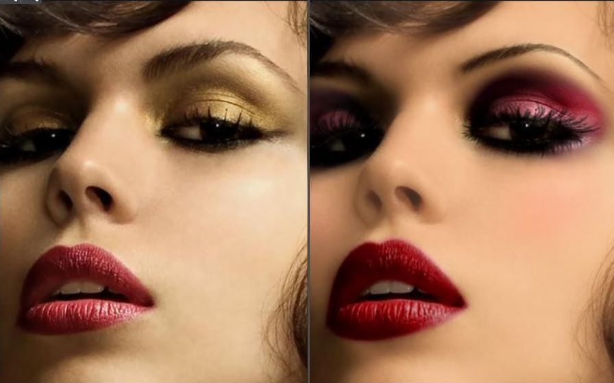 EllyJ: Glamour style makeup.