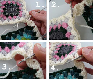 assemblage granny crochet