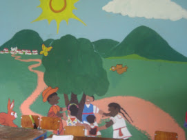 Mural dentro de la escuela