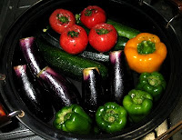 マハシーの野菜を鍋に並べた図