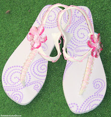 Chinelo havaiana flash bordado com missangas