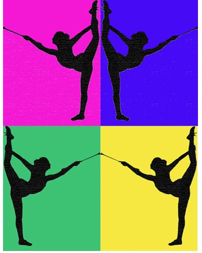 Baton Twirling Silhouettes