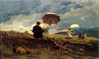 Winslow Homer Artists Sketching in the White Mountains