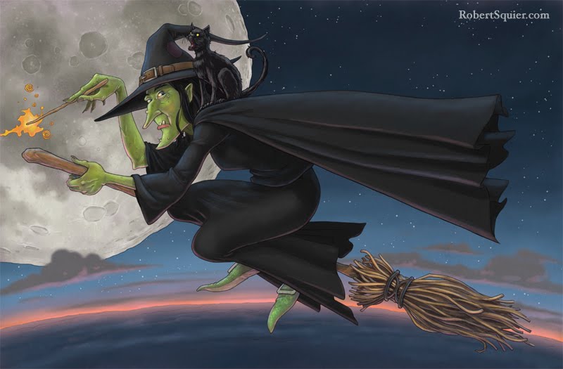 Robert Squier Illustrations: The Truth About Witches