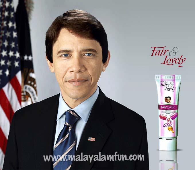 Obama after using fair and lovely Malayalamfun.com_Obama+copy-739878