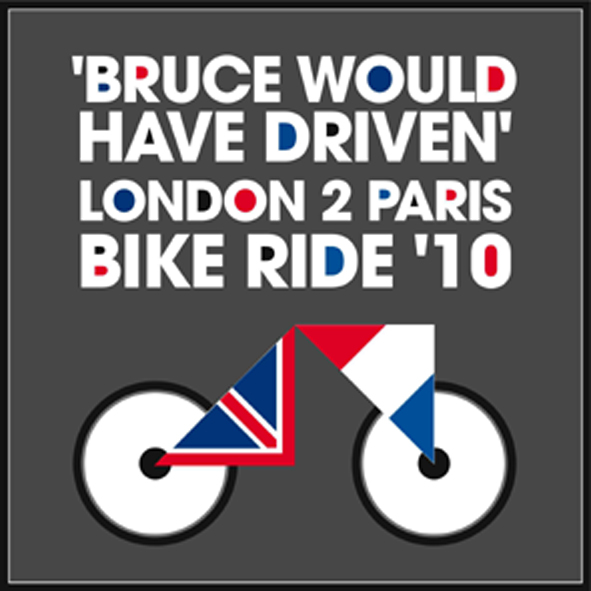 'Bruce would have driven' London 2 Paris Bike Ride