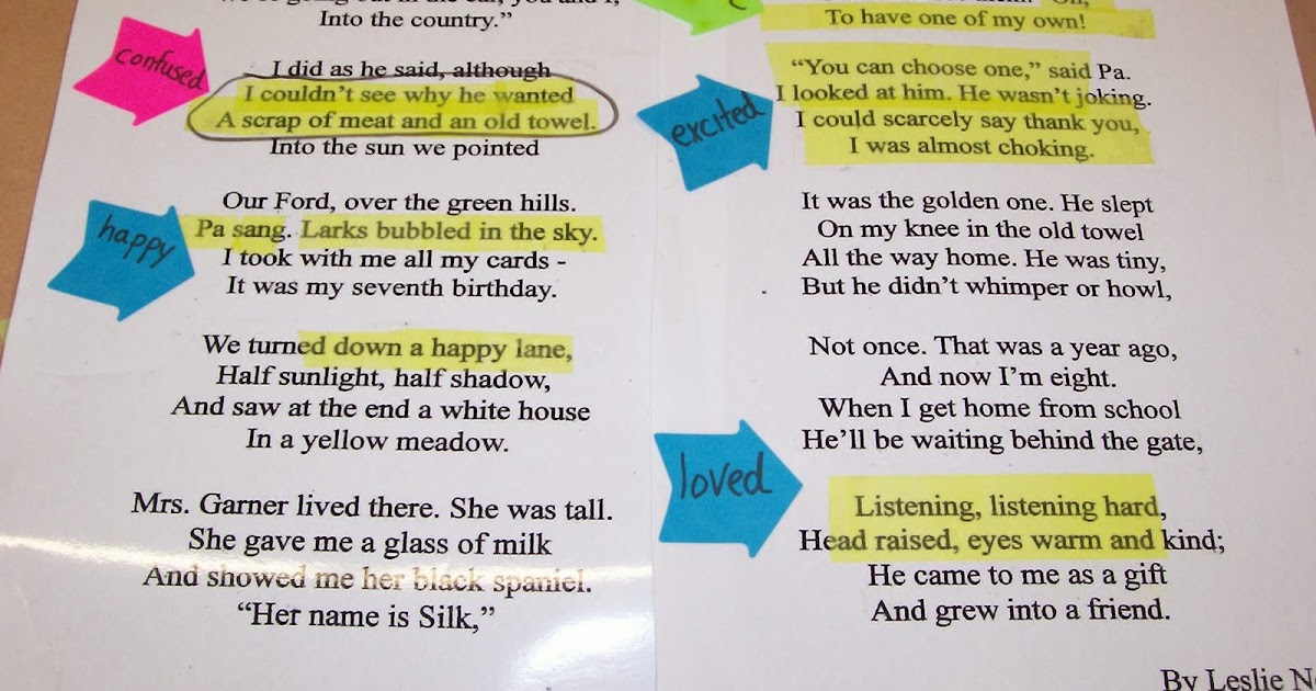 Reading Is Thinking: Inference lesson/poetry