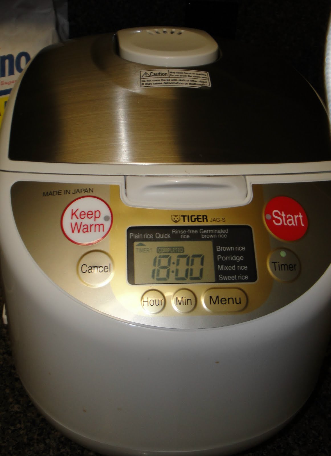 It Happens at Dinner Gadget Tuesday Tiger Rice Cooker