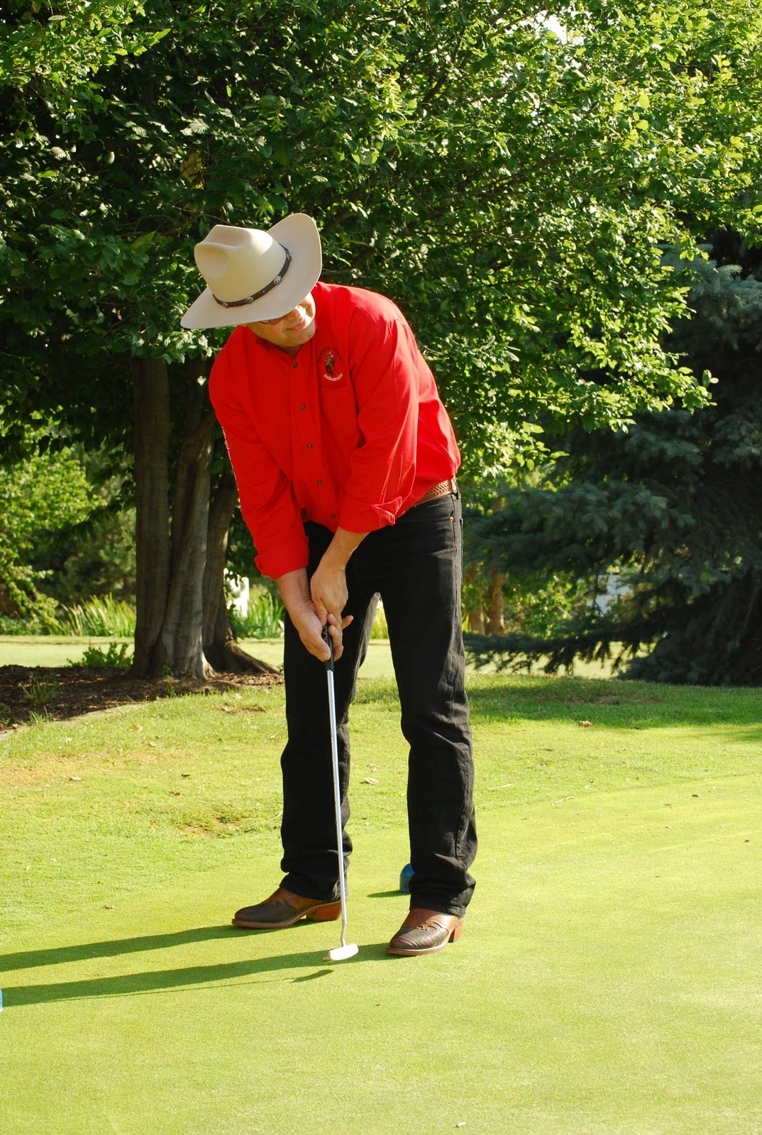 golf cowboy boots