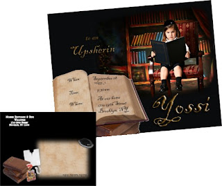 M.Y. Design Graphics: Upsherin Invitation