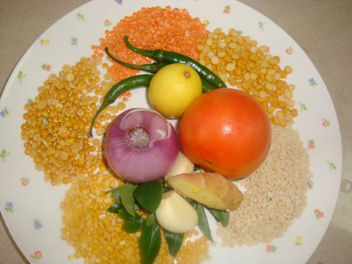 Recipes and Tips To Fight M.S. Mixed Dal (Fusion of Five)