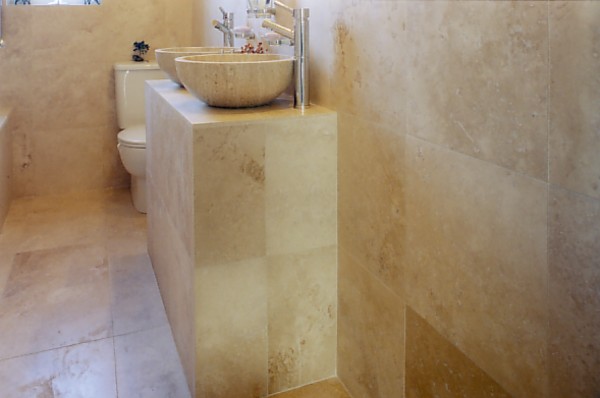 Travertine Tile Bathroom Designs