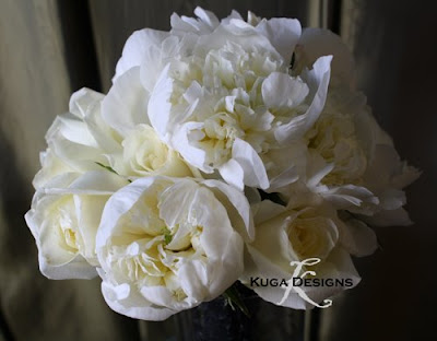 December Wedding Flowers on Kuga Designs  Black And White Bridal Bouquet