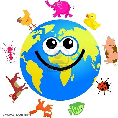 World+globe+cartoon