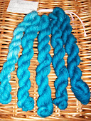 Ombre Effect - yarn in different shades of one colour