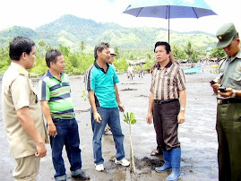 Bupati Minut di lokasi tanam