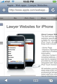 iPhone Ambulance Chasing? iPhone Ambulance Chasing?