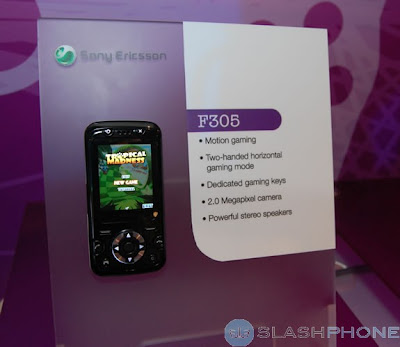 Sony Ericsson F305 Gaming Phone Announced Sony Ericsson