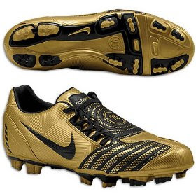 Nike Football Shoes: Nike Total 90 Shoot II FG (Metallic Gold / Black) Men's / Women's Outdoor Soccer Boots Cleats Shoes