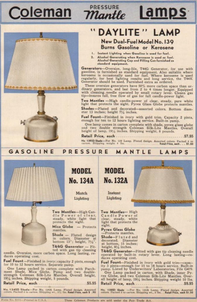 Vintage Coleman Lanterns Collecting Old Coleman Lanterns & Lamps