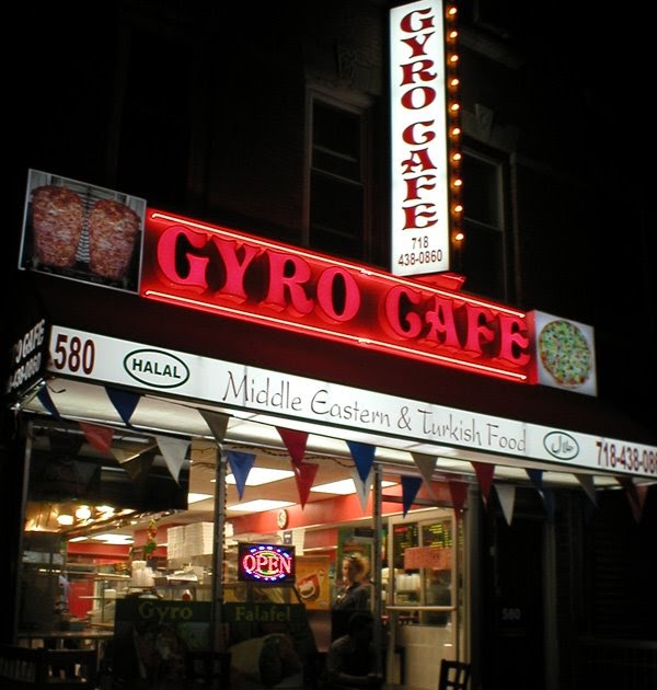 Flatbush Pigeon New "Gyro Cafe" Opens on Coney Island Avenue