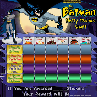Batman Sticker Chart
