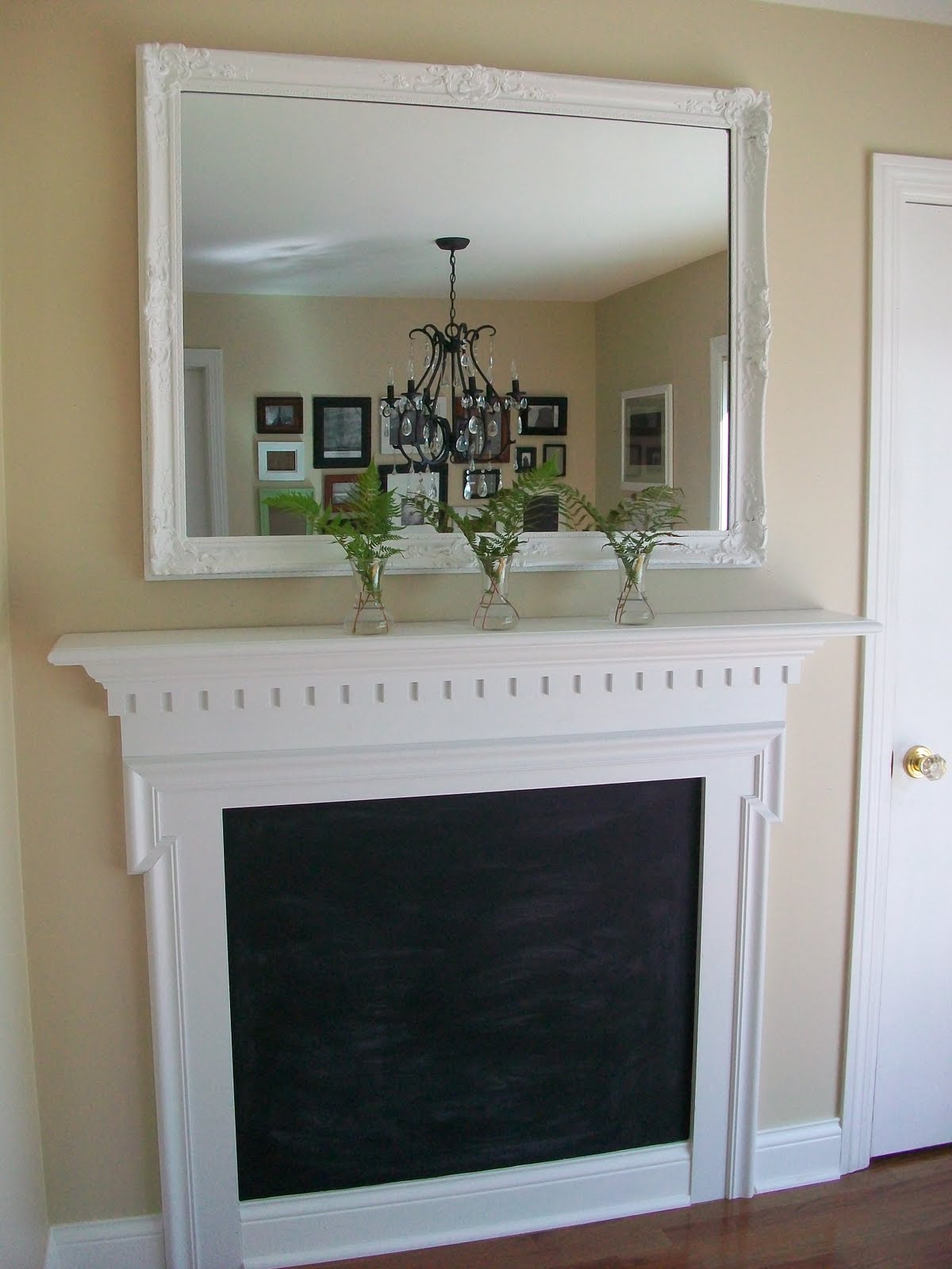 SixtyFifth Avenue Mirror, Mantel & Chalkboard Paint