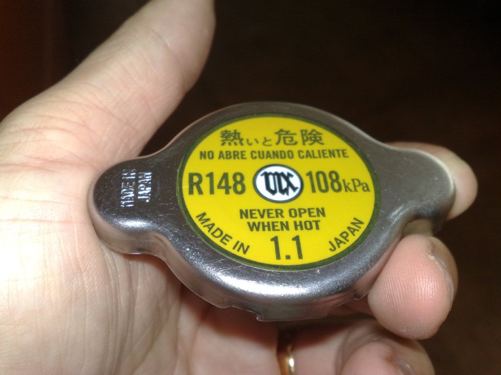 Radiator Cap Pressure Rating Chart