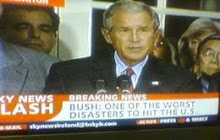 "Bush: One of the worst disasters to his the U.S."