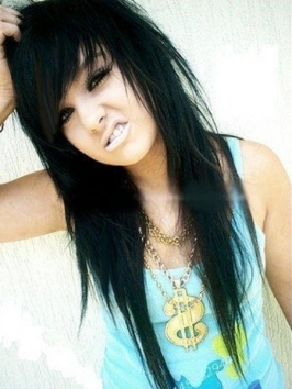 long emo hairstyle for girls(02)