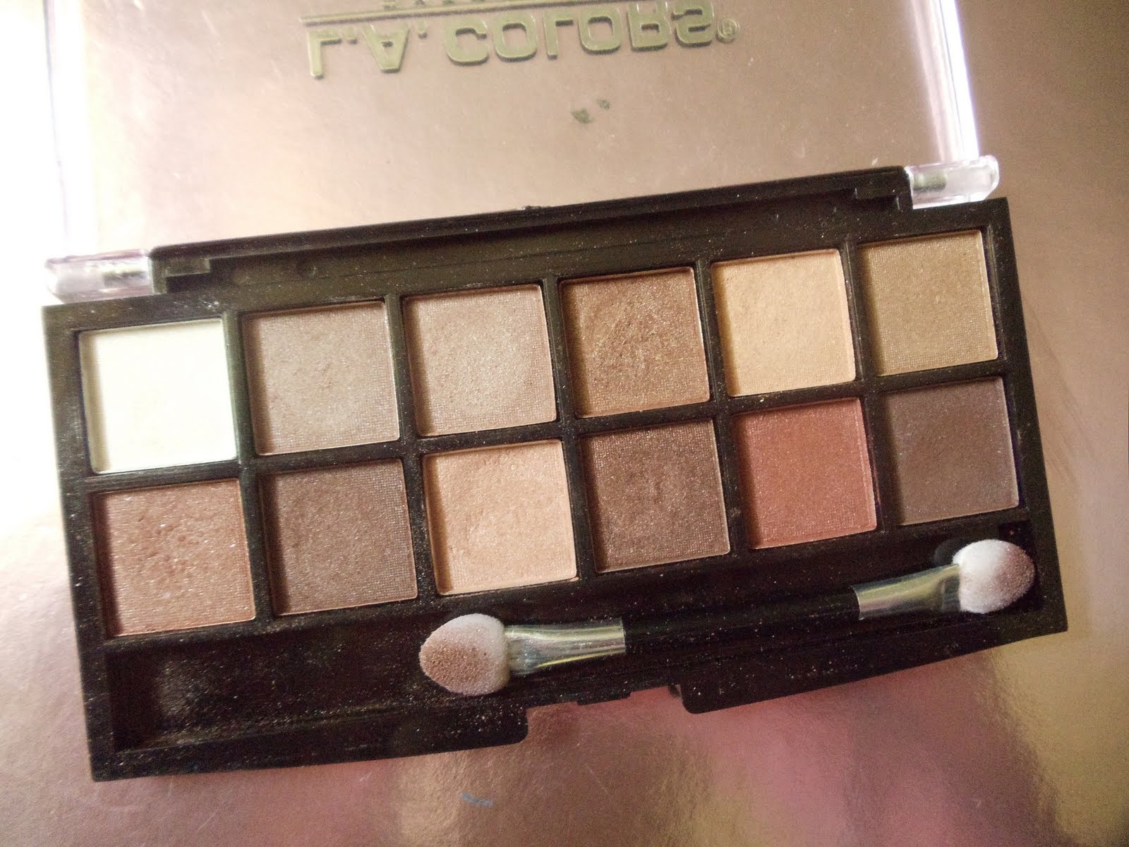 Everything Lovely & Chic Review L. A. Colors 12 Eyeshadow Palette in