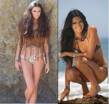 Kendall 'Kardashian' Jenner wearing skimpy string bikini for Forever 21 ... Kendall 'Kardashian' Jenner wearing skimpy string bikini for Forever 21 ...