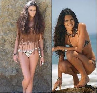 Kendall 'Kardashian' Jenner wearing skimpy string bikini for Forever 21 Photoshoot in picture gallery