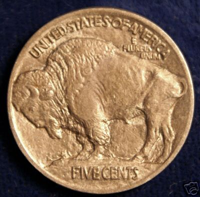The Type I Buffalo Nickel -- Reverse Side