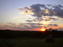 A beautiful sunset over the appalachian foothills