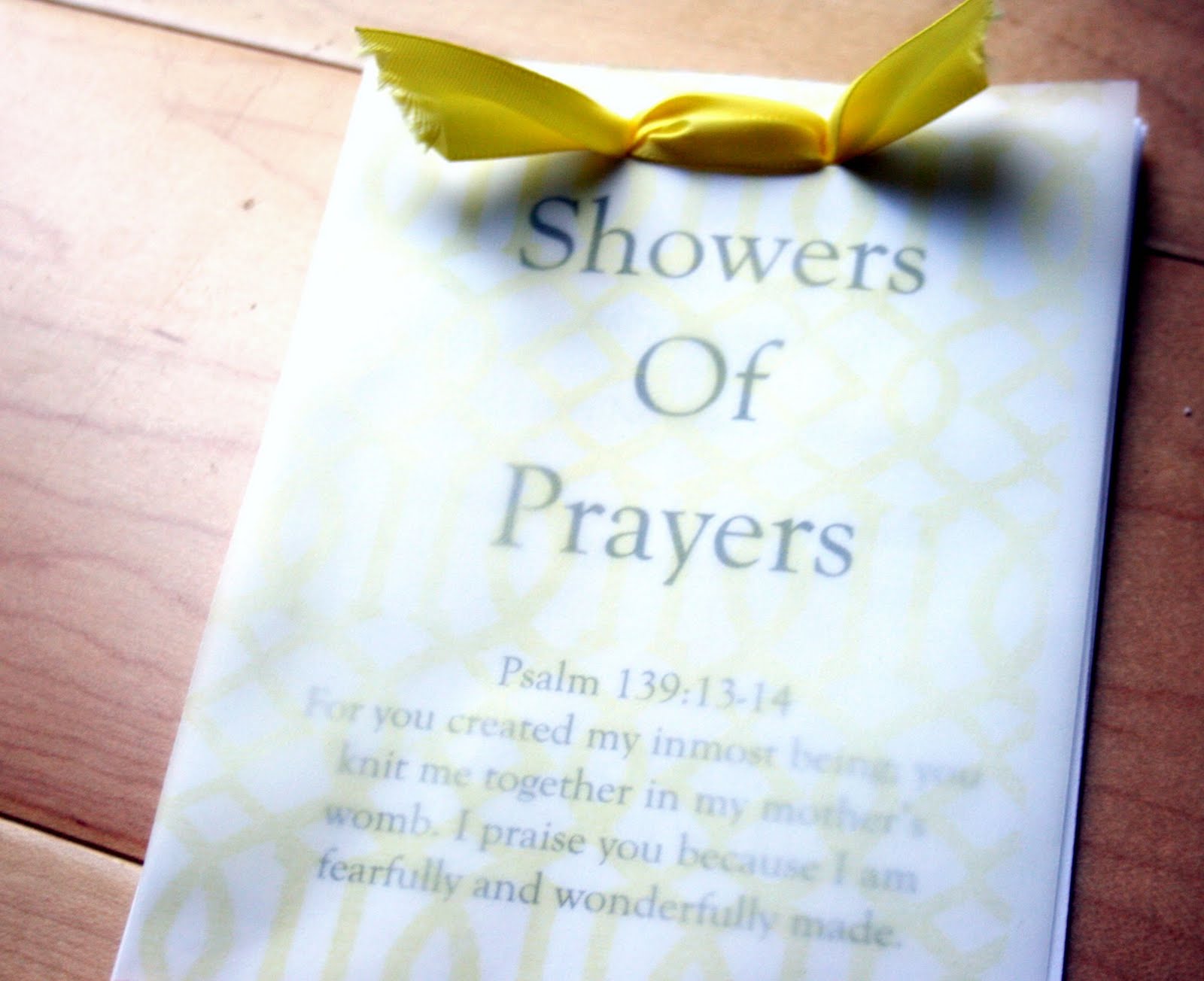 French Press Knits Baby Shower Elements