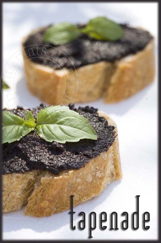 les petits plats de trinidad Tapenade provençale d'olives noires