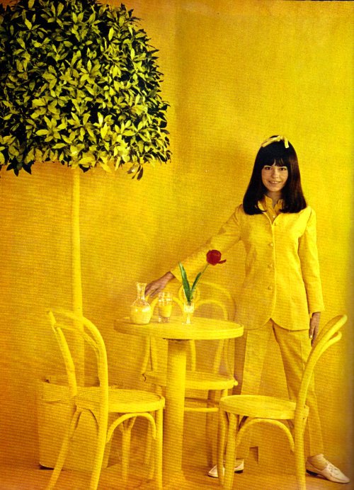 Chantal Kelly in yellow