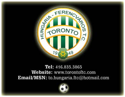 TORONTO HUNGARIA FERENCVAROS T.C.