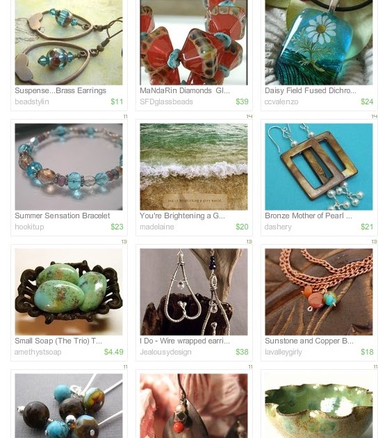 Dashery Jewelry Cool Jewelry Design's First Etsy Treasury