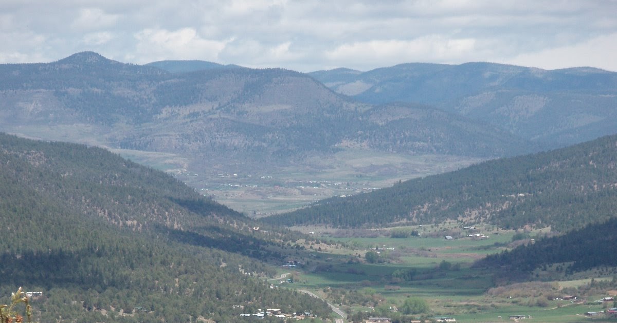 Mora Valley New Mexico A View From Above HWY 518 In Cleveland New Mexico