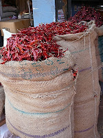 Chilies at the market