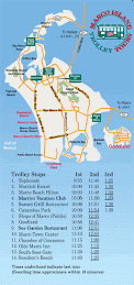 Trolley Stops and map
