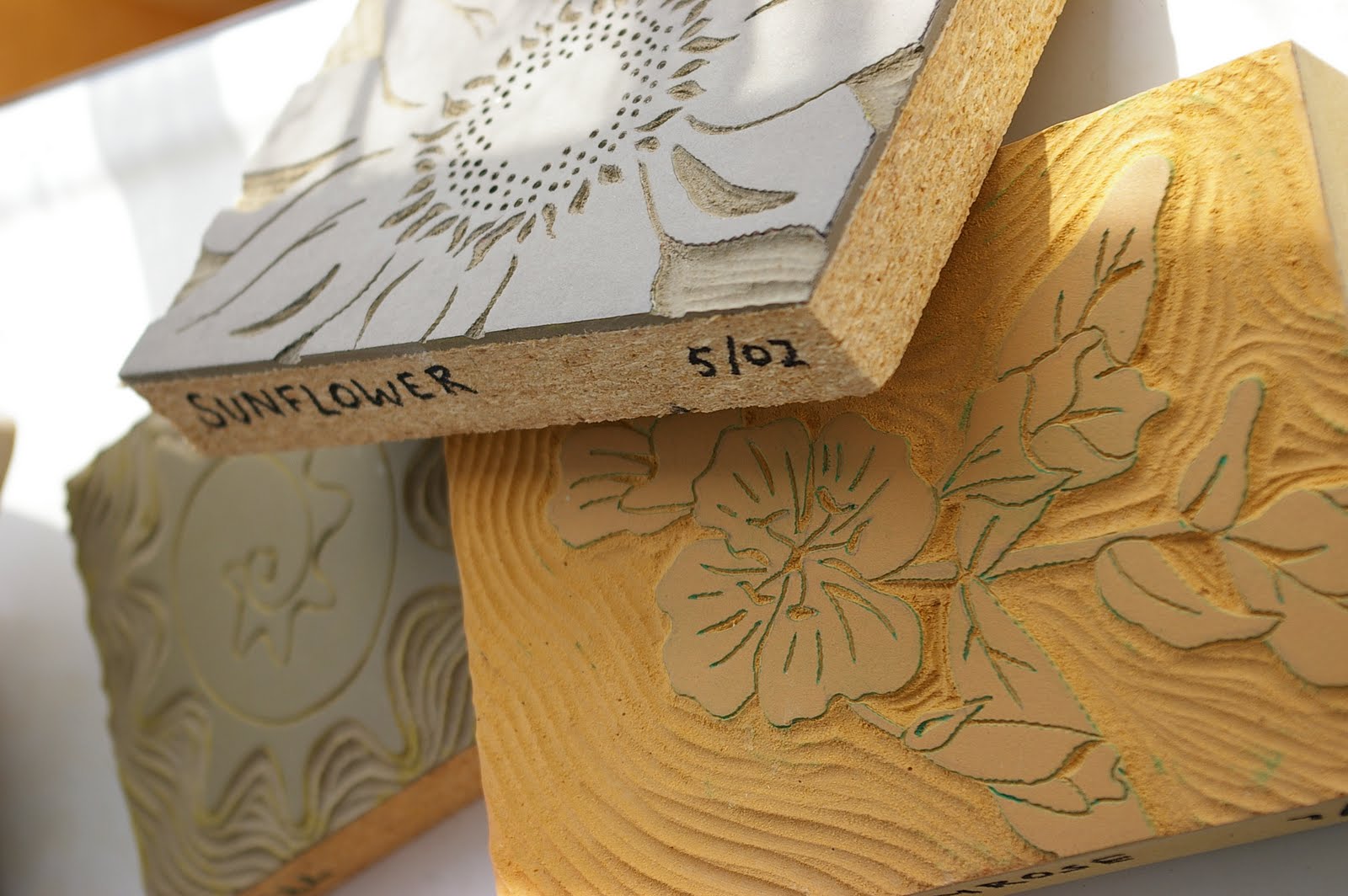 A Little "How To Make a Linocut" During Quiet Time