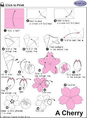 bilangan peserta 10 orang cara cara membuat origami bunga cherry